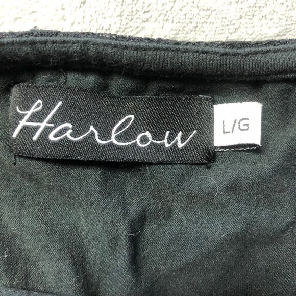 Harlow Black Lace Sleeveless Open Back Mini Party Dress Size Large - Picture 5 of 14